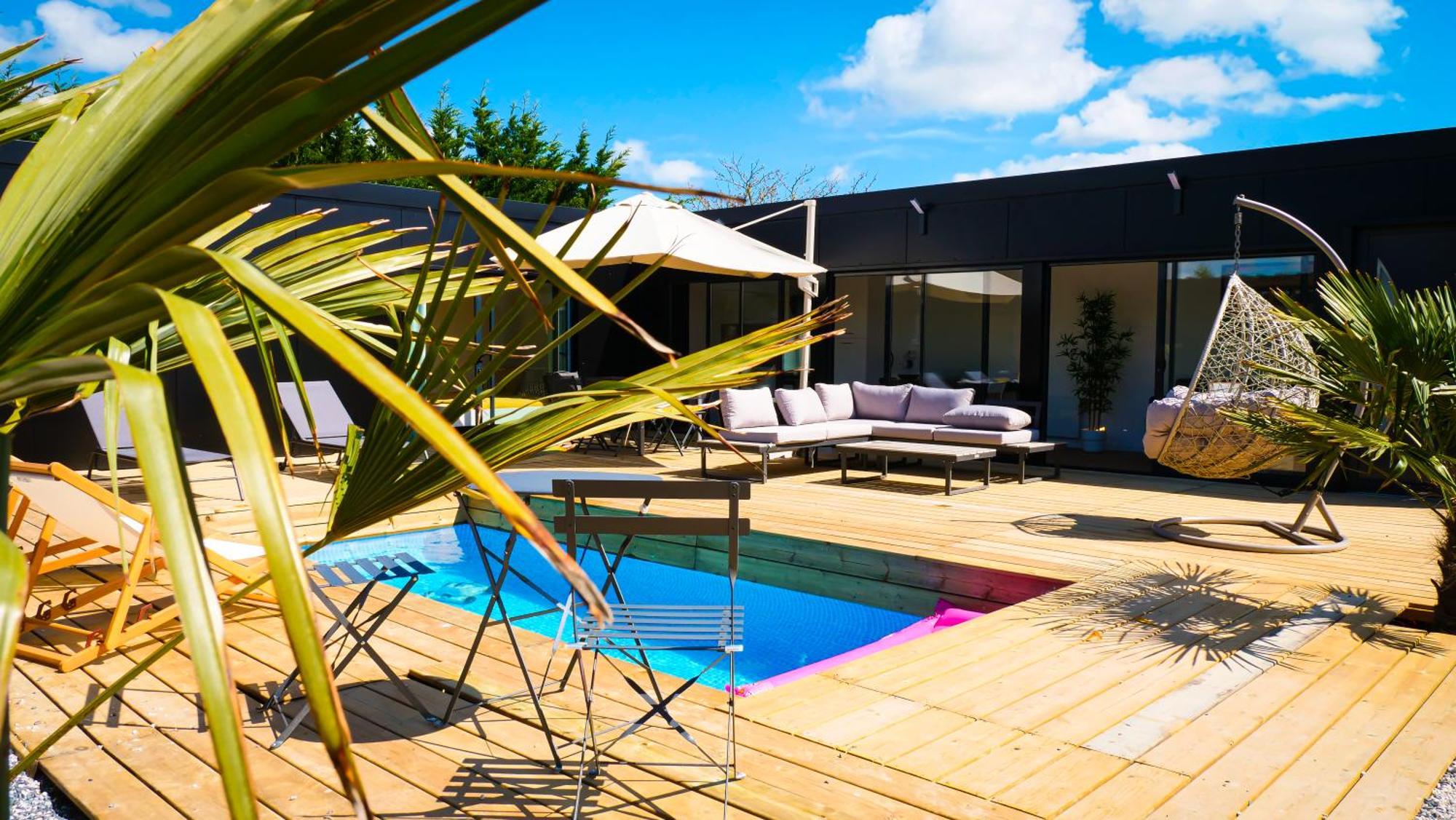 Villa Evasion Tropicale à Bretteville-sur-Odon Extérieur photo
